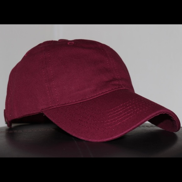 Burgundy Dad Hat - Picture 2 of 6